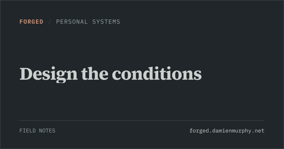 Open Graph artwork for Design the conditions